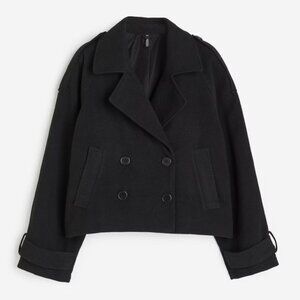 H&M Double Breasted Pea Coat Jacket